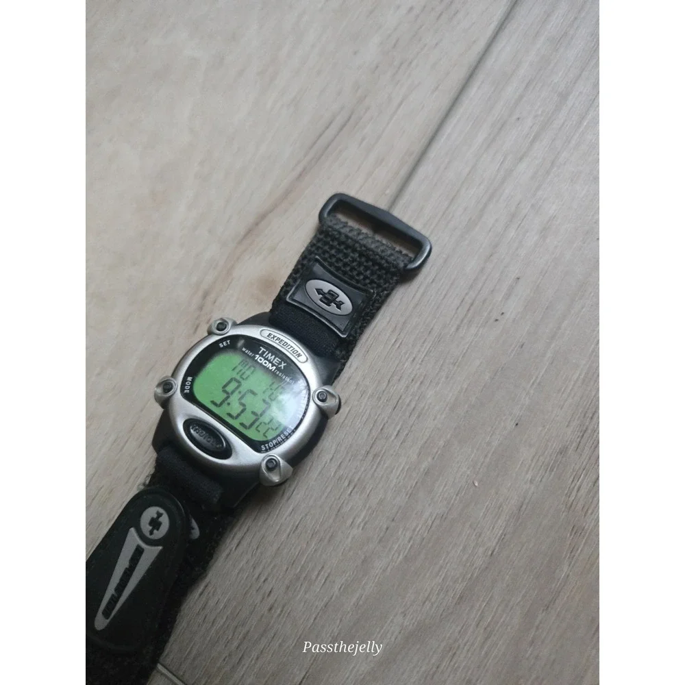 Timex Watch Mens Digital Sport Outdoor Tactical Field Y2K Rugged Adventure Watch